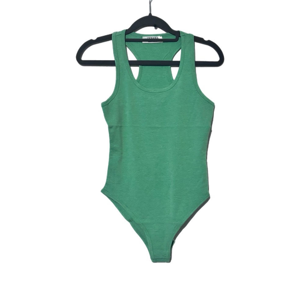 Zenana Outfitters Mint Green Bodysuit
